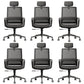 Contemporary Black Office Chair Breathable Air Grid Desk Chair