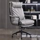 Modern Managers Chair Padded Arms Executive Chair with Wheels for Office Grey 1 Piece High-Back (Over 22 in.) Clearhalo 'furn' 'furn_office_chair' 'Furniture' 'Office Chairs' 'Office Furniture' 'office_chair' 6488482