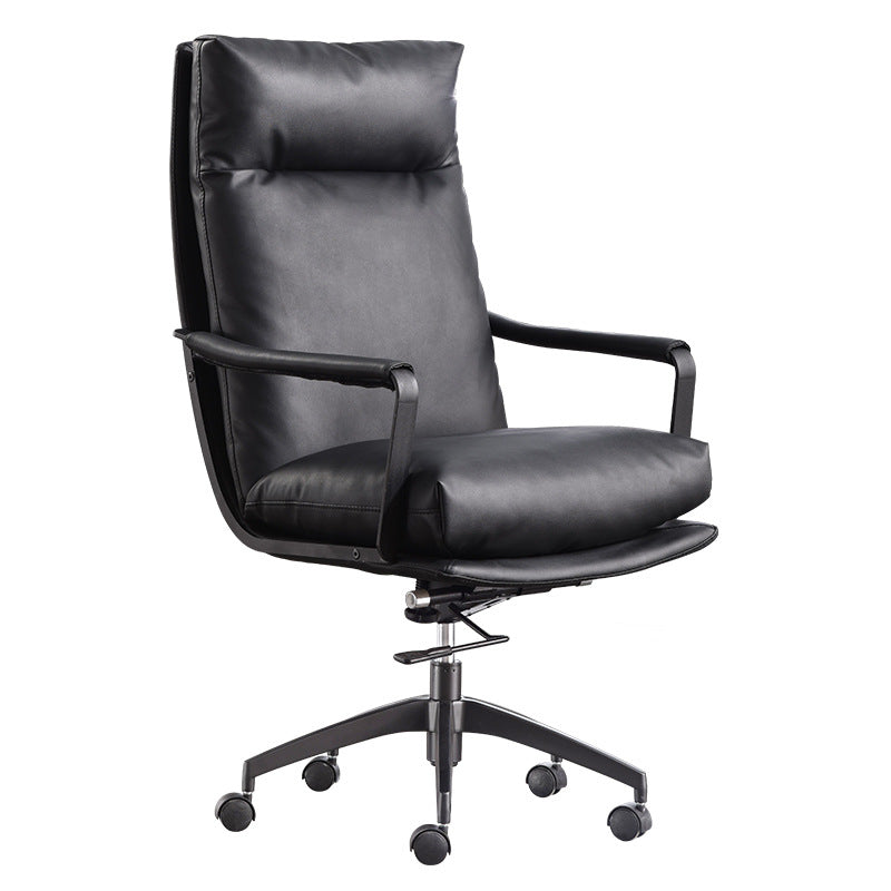 Modern Managers Chair Padded Arms Executive Chair with Wheels for Office Clearhalo 'furn' 'furn_office_chair' 'Furniture' 'Office Chairs' 'Office Furniture' 'office_chair' 6488486