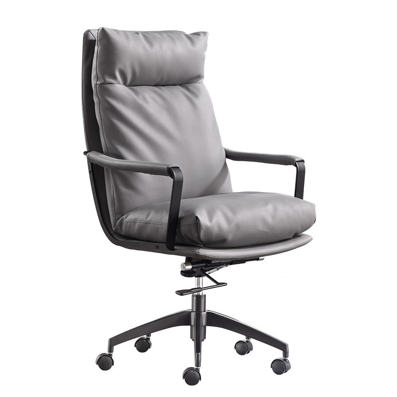 Modern Managers Chair Padded Arms Executive Chair with Wheels for Office Clearhalo 'furn' 'furn_office_chair' 'Furniture' 'Office Chairs' 'Office Furniture' 'office_chair' 6488494