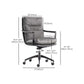 Modern Managers Chair Padded Arms Executive Chair with Wheels for Office Clearhalo 'furn' 'furn_office_chair' 'Furniture' 'Office Chairs' 'Office Furniture' 'office_chair' 6488499
