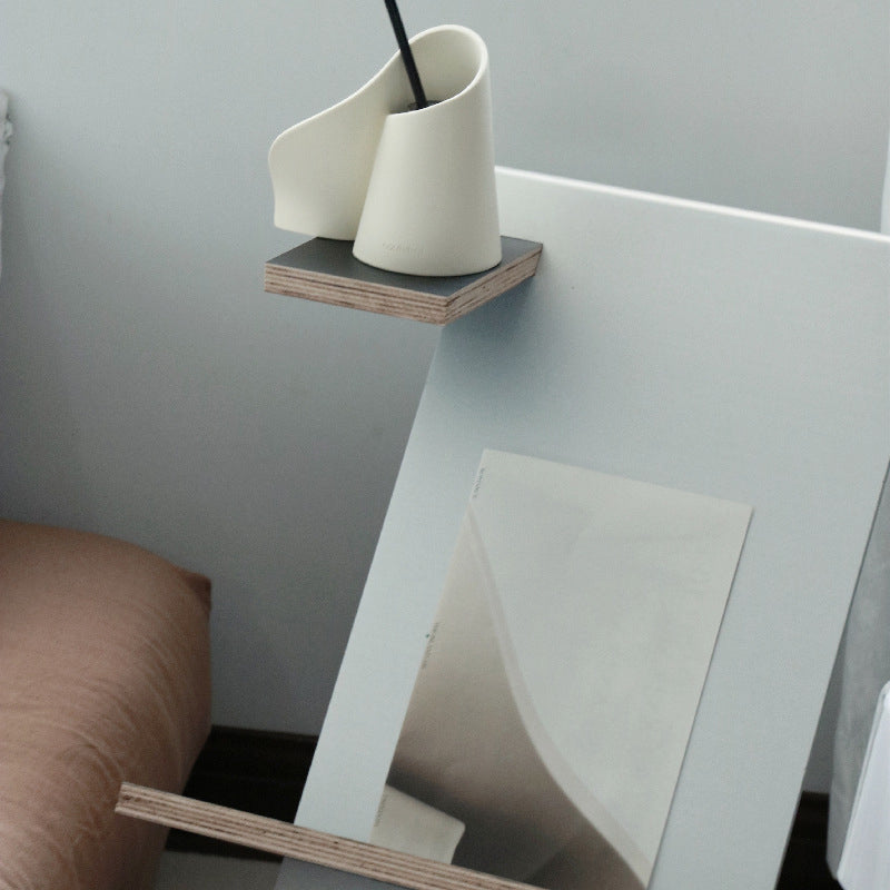 Scandinavian Engineered Wood Bookcase Standard Closed Back Bookshelf Clearhalo 'Bookcases' 'furn' 'furn_bookcases' 'Furniture' 'Office Furniture' 6488726