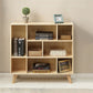 Standard Wooden Bookcase Modern Natural Bookshelf with Shelves