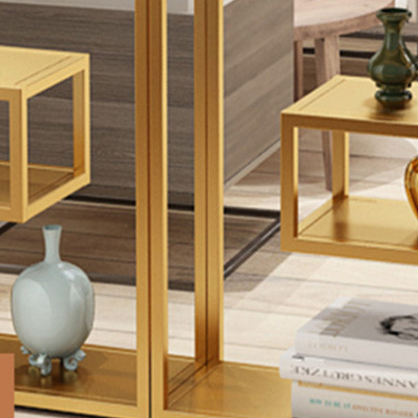 Libreria di scaffali antichi scandinavi libreria in metallo