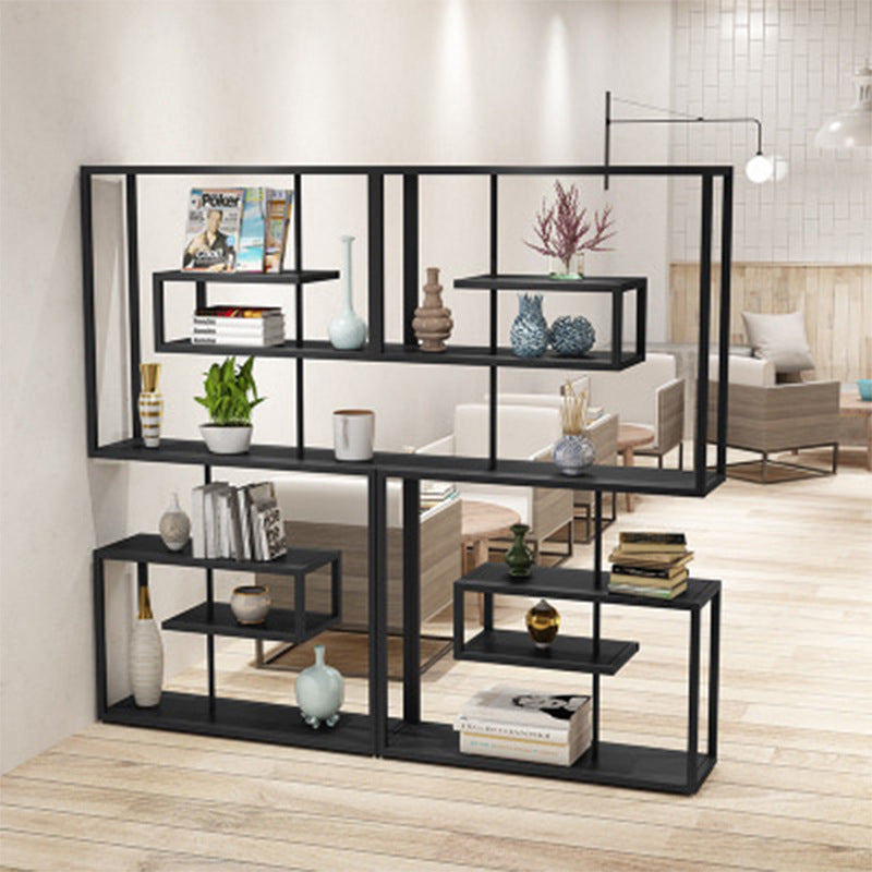 Libreria di scaffali antichi scandinavi libreria in metallo