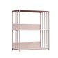Scandinavian Metal Bookcase Standard Open Back Bookshelf with Shelves Clearhalo 'Bookcases' 'furn' 'furn_bookcases' 'Furniture' 'Office Furniture' 6488887