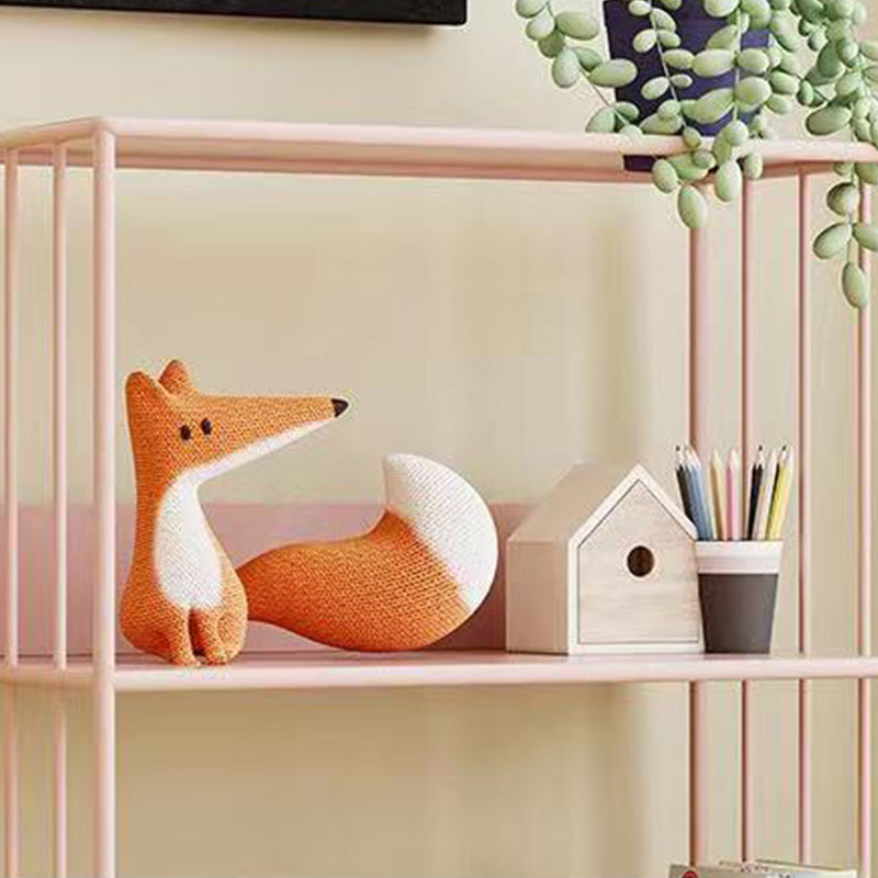 Scandinavian Metal Bookcase Standard Open Back Bookshelf with Shelves Clearhalo 'Bookcases' 'furn' 'furn_bookcases' 'Furniture' 'Office Furniture' 6488889