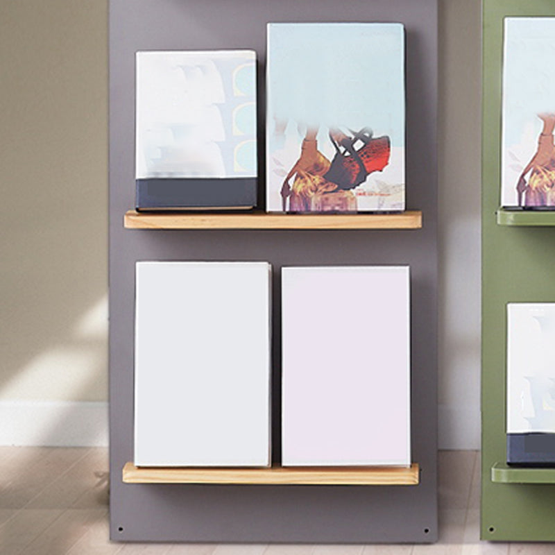 Scandinavian Wooden Bookcase Standard Closed Back Bookshelf with Shelves Clearhalo 'Bookcases' 'furn' 'furn_bookcases' 'Furniture' 'Office Furniture' 6488913