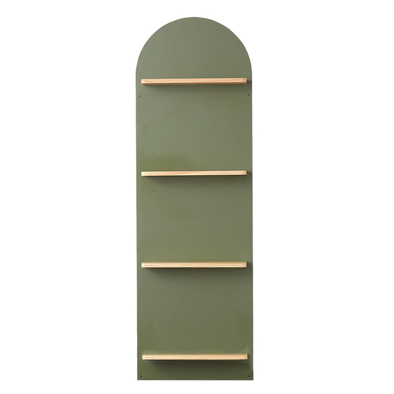 Scandinavian Wooden Bookcase Standard Closed Back Bookshelf with Shelves Wood-Green Clearhalo 'Bookcases' 'furn' 'furn_bookcases' 'Furniture' 'Office Furniture' 6488915