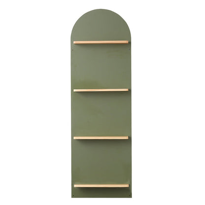 Scandinavian Wooden Bookcase Standard Closed Back Bookshelf with Shelves Wood-Green Clearhalo 'Bookcases' 'furn' 'furn_bookcases' 'Furniture' 'Office Furniture' 6488915