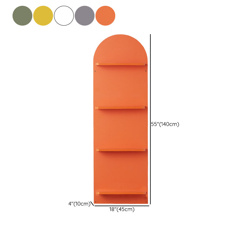 Scandinavian Wooden Bookcase Standard Closed Back Bookshelf with Shelves Clearhalo 'Bookcases' 'furn' 'furn_bookcases' 'Furniture' 'Office Furniture' 6488921