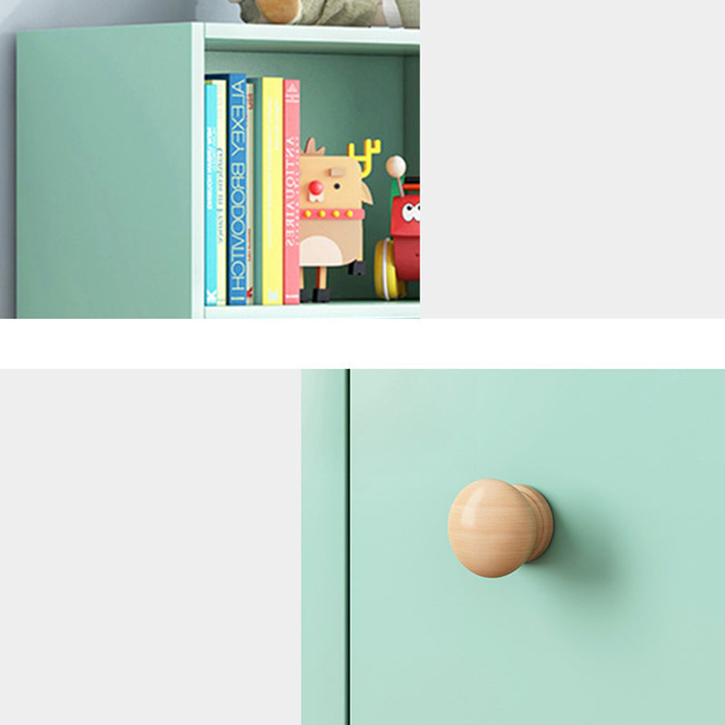 Estantería estándar escandinava estantería de madera de ingeniería con gabinetes