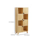 Modern Standard Wooden Bookshelf Closed Back Natural Bookcase with Shelves Clearhalo 'Bookcases' 'furn' 'furn_bookcases' 'Furniture' 'Office Furniture' 6488976