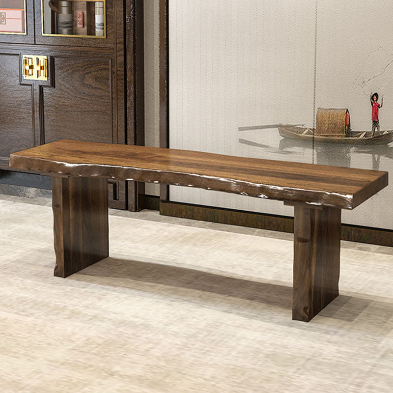 11.7-inch Width Bedroom Bench Mid-Century Modern Solid Wood Seating Bench Clearhalo 'Benches' 'Chairs & Seating' 'furn' 'furn_benches' 'Furniture' 'Living Room Furniture' 6488986