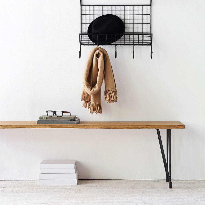 Banc de siège moderne de 11,7 pouces de largeur