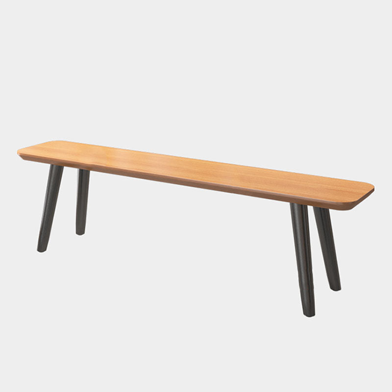 11.7-inch Width Modern Seating Bench Rectangle Solid Color Bench Clearhalo 'Benches' 'Chairs & Seating' 'furn' 'furn_benches' 'Furniture' 'Living Room Furniture' 6489039