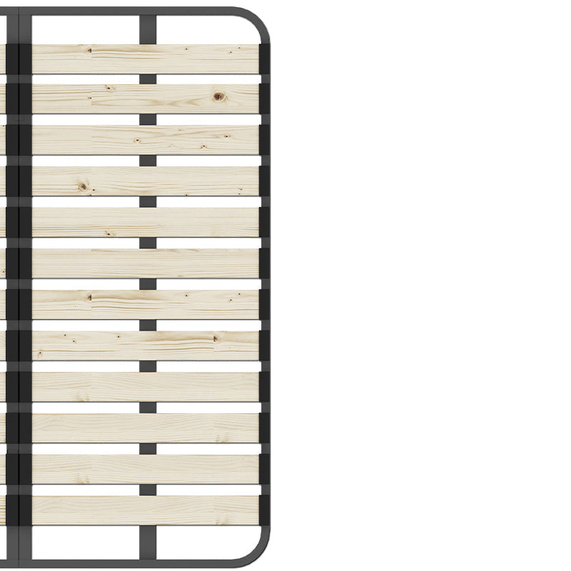 Lit standard de tête rectangulaire gris gris contemporain lit rectangulaire