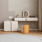 13.77 "Large Vanity Vanity White Makeup Vanity Desk Table avec 2/6 tiroirs