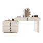 13.77 "Large Vanity Vanity White Makeup Vanity Desk Table avec 2/6 tiroirs