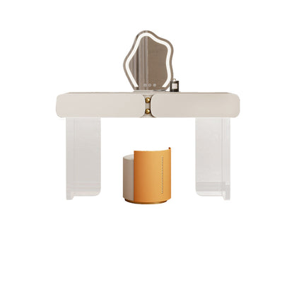 13.77" Wide Make-up Vanity White Makeup Vanity Desk Table with 2/6 Drawers