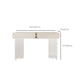 13.77 "Large Vanity Vanity White Makeup Vanity Desk Table avec 2/6 tiroirs