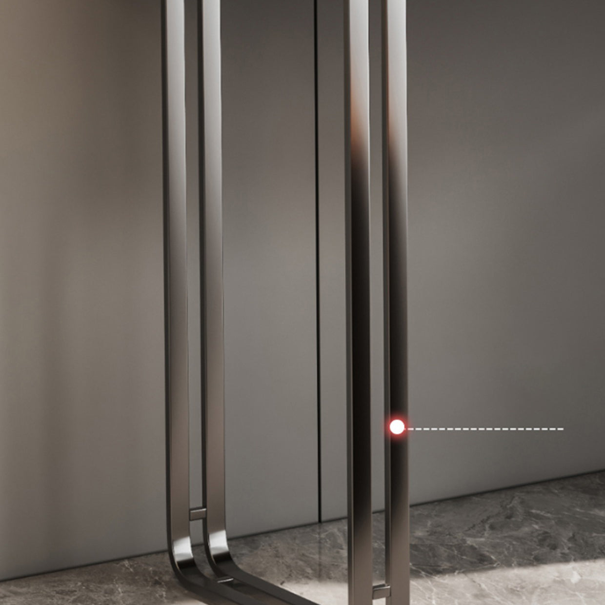 Eitelkeit Spiegelte Holzverkesseltisch Glass Top Make-up Eitelkeit