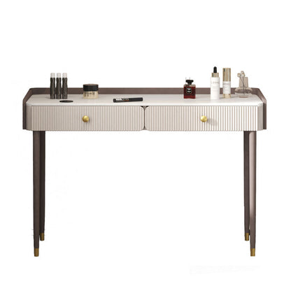 Steen Top ijdelheid Tabel 2/4 Opbergladen Krandtafel met spiegel en gewatteerde ontlasting