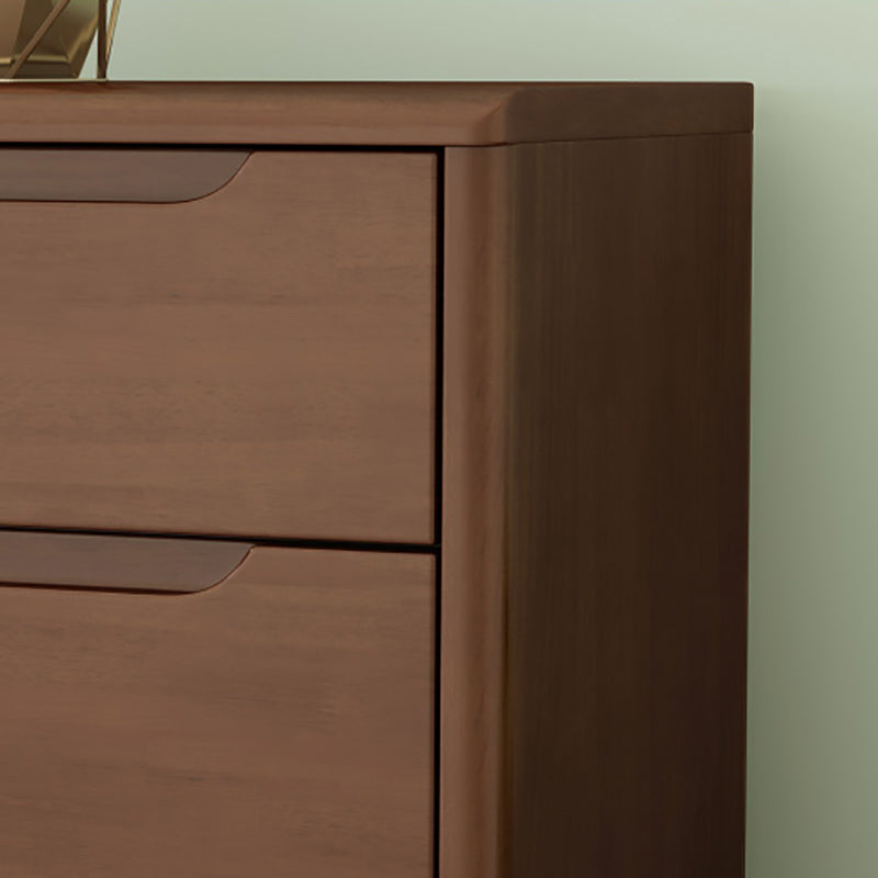 5/7 - Drawer Accent Chest Rubberwood Small Chest in Brown/Natural Clearhalo 'Cabinets & Chests' 'cabinets_chests' 'furn' 'furn_cabinets_chests' 'Furniture' 'Living Room Furniture' 6489656