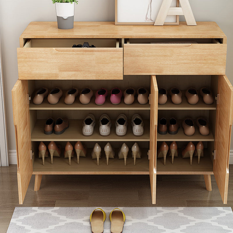 3 - Door Accent Cabinet 39.37" Tall Wood 2 - Drawer Rectangular Accent Chest Clearhalo 'Cabinets & Chests' 'cabinets_chests' 'furn' 'furn_cabinets_chests' 'Furniture' 'Living Room Furniture' 6489688