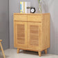 39.37" Tall 2 - Door Accent Cabinet Contemporary Wood Accent Cabinet Clearhalo 'Cabinets & Chests' 'cabinets_chests' 'furn' 'furn_cabinets_chests' 'Furniture' 'Living Room Furniture' 6489690