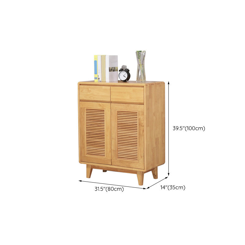39.37" Tall 2 - Door Accent Cabinet Contemporary Wood Accent Cabinet Clearhalo 'Cabinets & Chests' 'cabinets_chests' 'furn' 'furn_cabinets_chests' 'Furniture' 'Living Room Furniture' 6489702