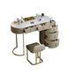 Stone Top Vanity Makeup Table with 5 Storage Drawers for Bedroom Clearhalo 'Bedroom Furniture' 'furn' 'furn_makeup_vanities' 'Furniture' 'Makeup Vanities' 'makeup_vanities' 6489764