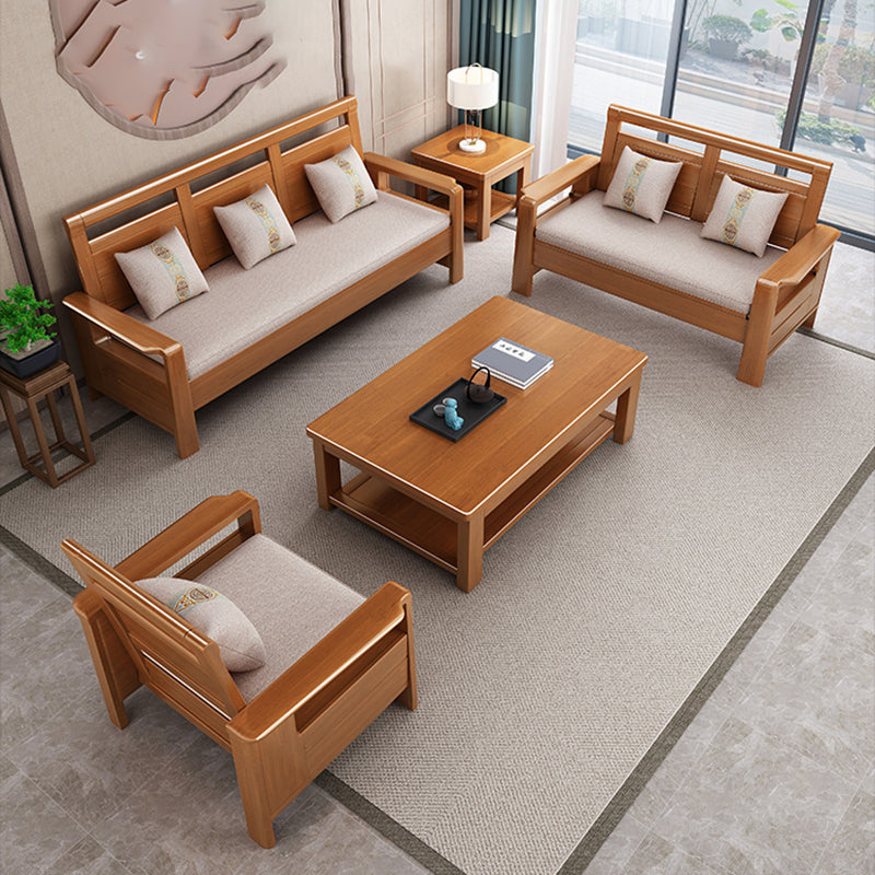 37"H Contemporary Sectional Sofa Fabric Sectional with Bostol Pillows Clearhalo 'furn' 'furn_sectionals' 'Furniture' 'Living Room Furniture' 'Sectionals' 6489791