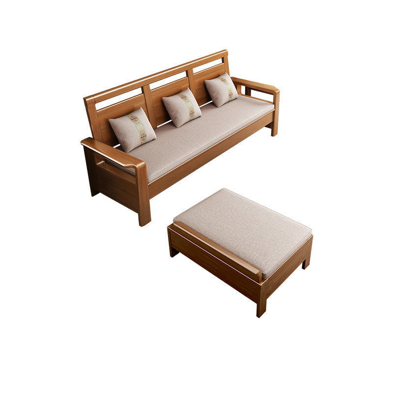 37"H Contemporary Sectional Sofa Fabric Sectional with Bostol Pillows 72"L x 69"W x 37"H Cotton Reversible Clearhalo 'furn' 'furn_sectionals' 'Furniture' 'Living Room Furniture' 'Sectionals' 6489794