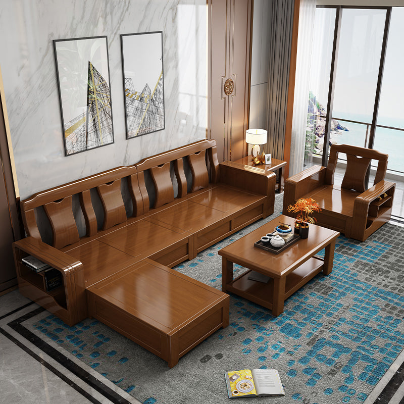 68"W Contemporary Sectional Sofa Fabric Sectional with Bostol Pillows Clearhalo 'furn' 'furn_sectionals' 'Furniture' 'Living Room Furniture' 'Sectionals' 6489830