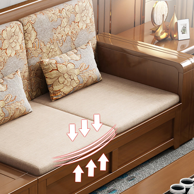 68"W Contemporary Sectional Sofa Fabric Sectional with Bostol Pillows Clearhalo 'furn' 'furn_sectionals' 'Furniture' 'Living Room Furniture' 'Sectionals' 6489833