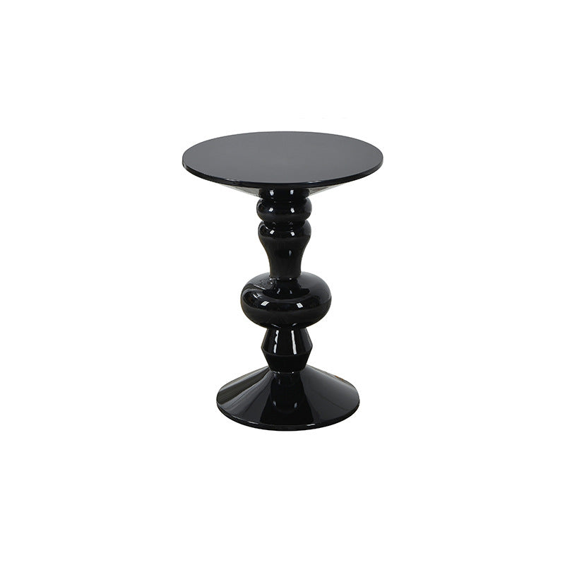 Contemporary End Table Wood Pedestal Round Living Room Side End Table Clearhalo 'Coffee & Accent Tables' 'End & Side Tables' 'end_side_tables' 'furn' 'furn_end_side_tables' 'Furniture' 'Living Room Furniture' 6490127