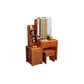 Traditional Solid Wood Make-up Vanity with Mirror and Stool,6 Drawers Clearhalo 'Bedroom Furniture' 'furn' 'furn_makeup_vanities' 'Furniture' 'Makeup Vanities' 'makeup_vanities' 6490146