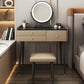 3 Drawers Make-up Vanity with Stool Stone Top Modern Dressing Table