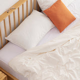 Lit à châssis ouvert en bois massif Lit standard contemporain avec les jambes