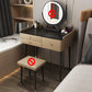 17.32" Wide Vanity Table with 3 Storage Drawers Stone Makeup Table
