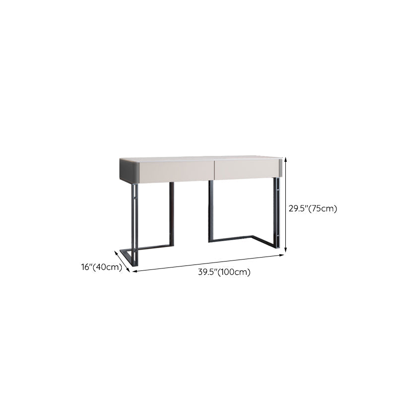 Zeitgenössischer Kiefern Make -up Eitelkeitstisch mit Schubladen Eitelkeit Make -up -Tisch Set