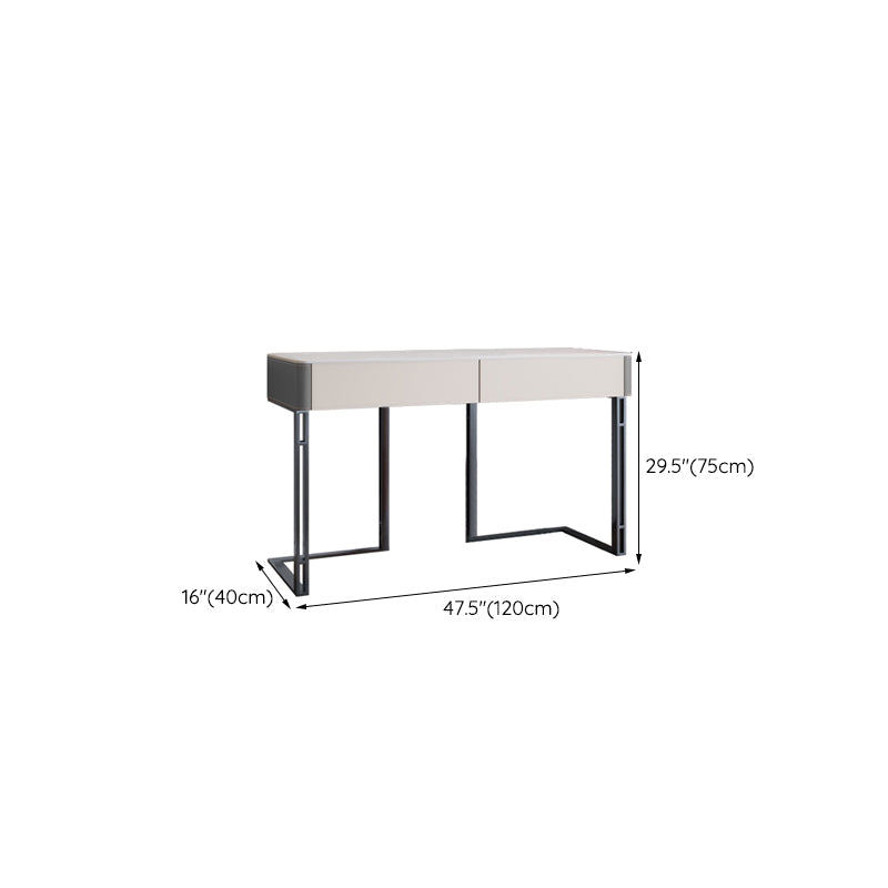 Zeitgenössischer Kiefern Make -up Eitelkeitstisch mit Schubladen Eitelkeit Make -up -Tisch Set