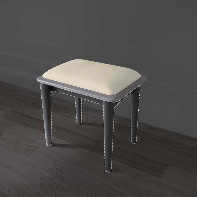 Gray Makeup Table with 5 Storage Drawers 19.68" Wide Vanity Tables Clearhalo 'Bedroom Furniture' 'furn' 'furn_makeup_vanities' 'Furniture' 'Makeup Vanities' 'makeup_vanities' 6490621