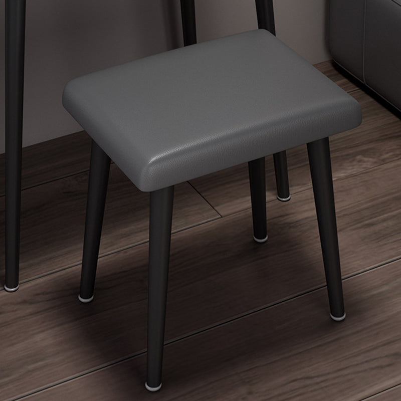 Tavolo da trucco con 1 cassetto e specchio da 17,12 "tavoli da vanità