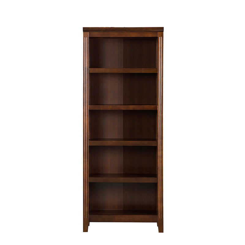 Mid-Century Modern 5 Tier Chest 72" Tall Solid Wood Storage Chest Clearhalo 'Cabinets & Chests' 'cabinets_chests' 'furn' 'furn_cabinets_chests' 'Furniture' 'Living Room Furniture' 6490696