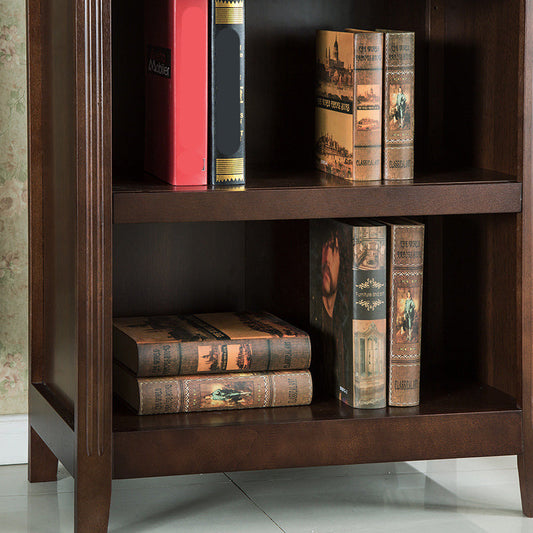 Mid-Century Modern 5 Tier Chest 72" Tall Solid Wood Storage Chest Clearhalo 'Cabinets & Chests' 'cabinets_chests' 'furn' 'furn_cabinets_chests' 'Furniture' 'Living Room Furniture' 6490699