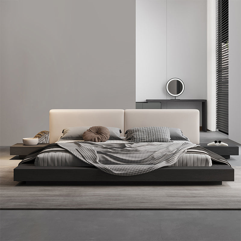 Almacenamiento rectangular de almacenamiento de camas de cama de cama moderno de mediados de siglo de mediados de siglo