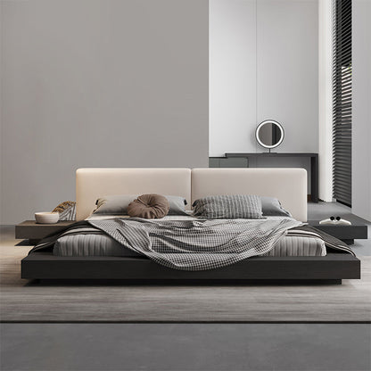 Almacenamiento rectangular de almacenamiento de camas de cama de cama moderno de mediados de siglo de mediados de siglo