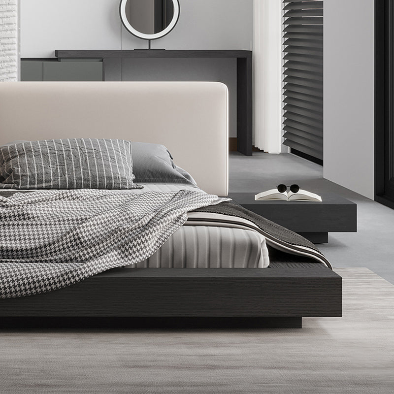 Almacenamiento rectangular de almacenamiento de camas de cama de cama moderno de mediados de siglo de mediados de siglo